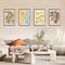 4 Pack Framed Paint by Numbers Kits for Adults – Floral DIY Acrylic Painting Set with Wooden Easel, Beginner-Friendly Paint by Numbers Canvas Art for Home Decor, 8x12 Inch